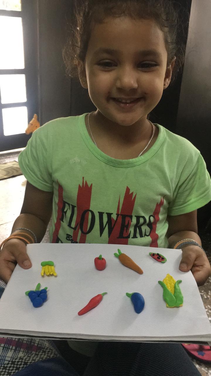 LKG|| CLAY MODELLING ACTIVITY