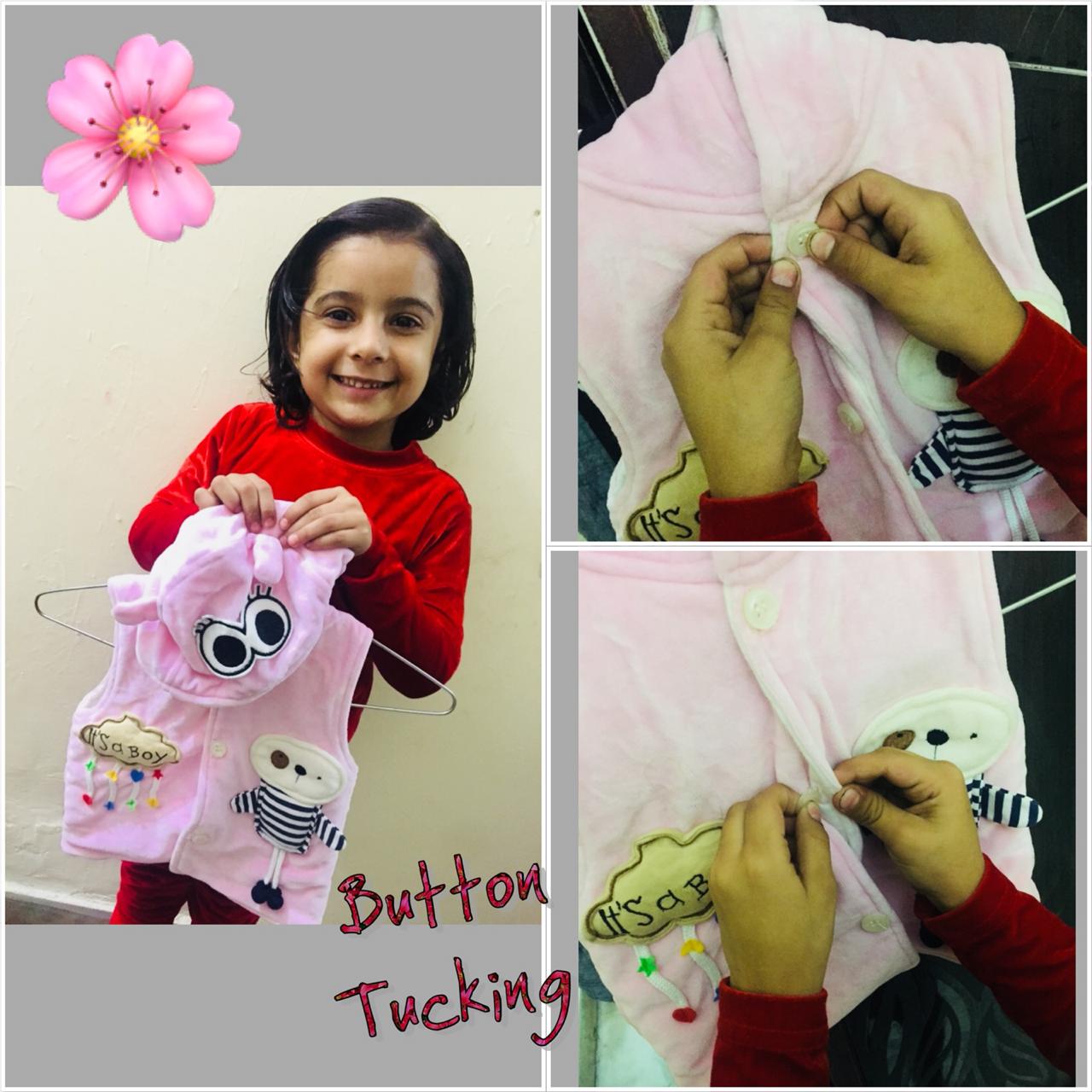 LKG|| BUTTON TUCKING ACTIVITY 