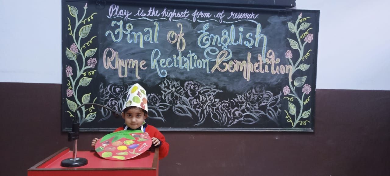 ENGLISH RHYME RECITATION COMPETITION ll NURSERY