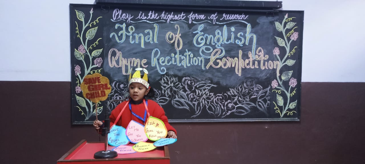 ENGLISH RHYME RECITATION COMPETITION ll NURSERY