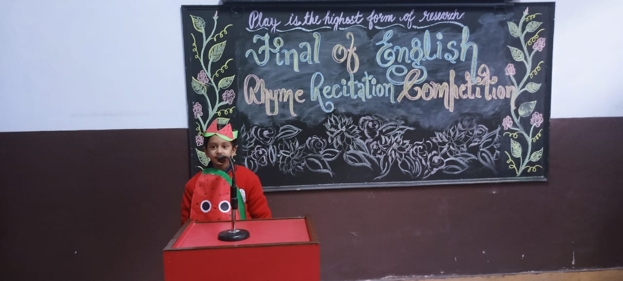 ENGLISH RHYME RECITATION COMPETITION ll NURSERY