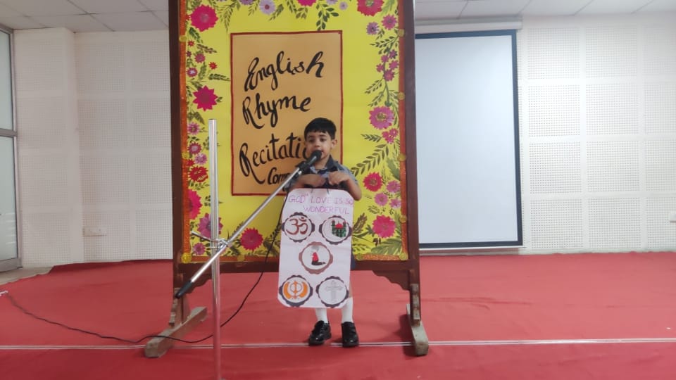 LKG II ENGLISH RHYME RECITATION COMPETITION