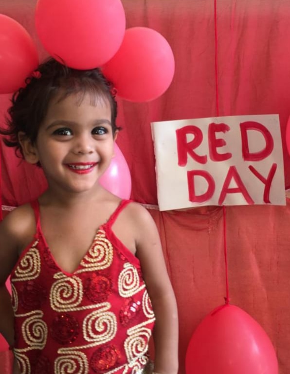 NURSERY || RED COLOUR DAY